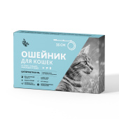 ТД ДИС Киска, ошейник на холку против блох и клещей, для кошек, 35 см