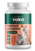 ВАКА Пивные дрожжи Общеукрепляющие с чесноком 80 таблеток
