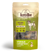 AlpenHof Утиные сердечки для собак 50 г