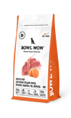 BOWL WOW Корм сухой для собак средних пород с индейкой, ягненком, рисом и морковью 10 кг