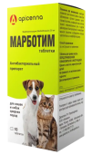 Apicenna Марботим таблетки – антибактериальный препарат для кошек и собак средних пород, 10 шт