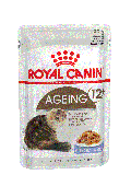 Royal Canin Ageing +12, консервы в желе для пожилых котов и кошек старше 12 лет, 85 г
