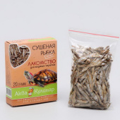 Эльф Лакомство для водных черепах "Сушеная рыбка" 20 г