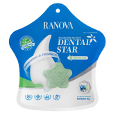 Ranova Лакомство для кошек сублимированное Звёздочка для зубов с курицей и ячменем, 36 г