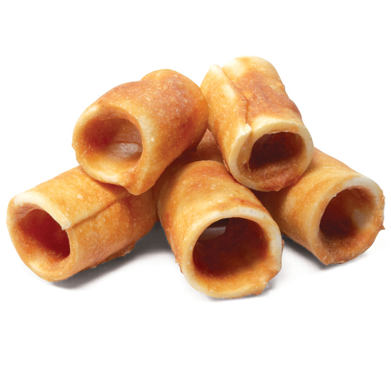 Triol Трубочки-мини жевательные с мясом курицы, 3см (уп.7шт.), серия DENTAL
