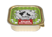 ZOORING Консервы для кошек паштет, Мясной фестиваль 100 г
