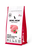 BOWL WOW Корм сухой для щенков средних пород: индейка, рис, клюква, 150 г