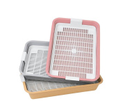 VITARUS Туалет для кошек с сеткой на высоких ножках 40*27,6*6,5 см