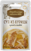 Деревенские лакомства Суп из курицы с уткой и тыквой 35 г