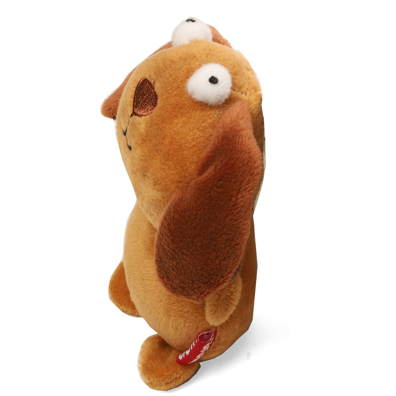 GiGwi Игрушка для собак Собака с пищалками 13см, серия PLUSH FRIENDZ