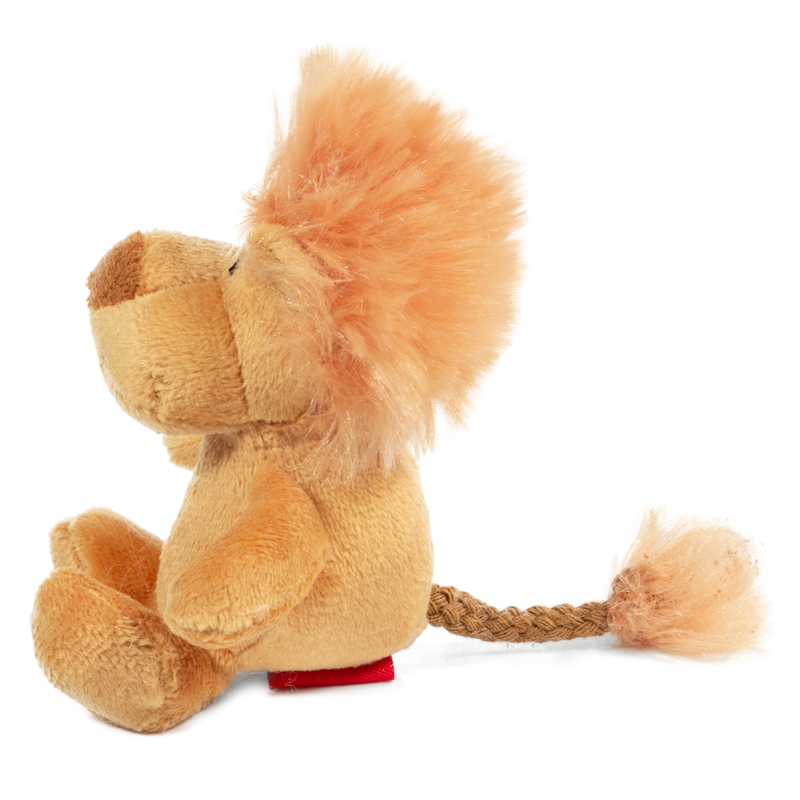 GiGwi Игрушка для собак Лев с пищалкой 13см, серия PLUSH FRIENDZ