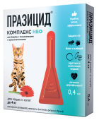 Apicenna Празицид-Комплекс НЕО капли для котят и кошек менее 4 кг, 1 пип. 0,4 мл. Apicenna Празицид-Комплекс НЕО капли для котят и кошек менее 4 кг, 1 пип. 0,4 мл.