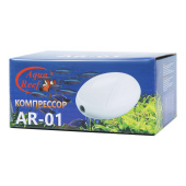 Aqua Reef Компрессор AR-01 одноканальный для аквариума, 2Вт, 1,5л/мин