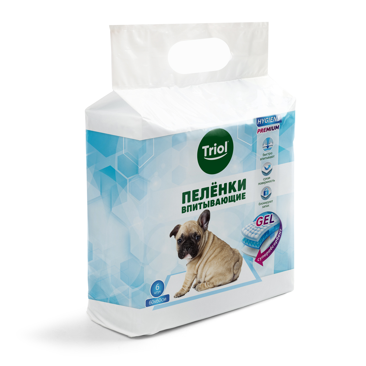 Triol Подстилки впитывающие, 600*600мм (уп.6шт.), серия HYGIENE