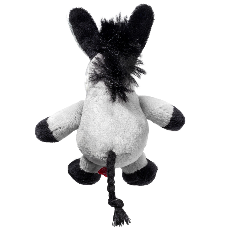 GiGwi Игрушка для собак Ослик с пищалкой 12см, серия PLUSH FRIENDZ