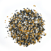 Россия Грунт цветное драже черный, желтый, белый 3-5 м № 4 1кг