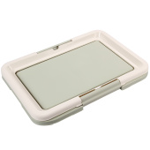 Triol Туалет для собак "Интерьер" L, оливковый/белый, 630*490*40мм, серия HYGIENE