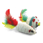 Triol Набор игрушек XW7013 для кошек (2 мыши), d45 мм; 70 мм