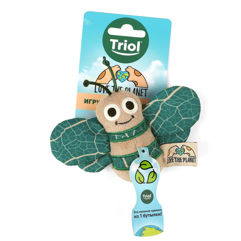 Triol Игрушка для кошек "Необыкновенный шмель", 120мм, серия LOVE THE PLANET