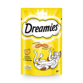 Dreamies Лакомство для кошек подушечки с Сыром,