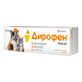Apicenna Дирофен-паста 60 против гельминтов для кошек и собак, 1 мл на 3 кг, 10 мл