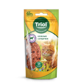 Triol Лакомство для кошек «Нежные сердечки из ягненка с треской», 40 г