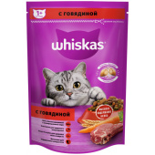 Whiskas Вкусные хрустящие подушечки с нежным паштетом с говядиной, 350 г