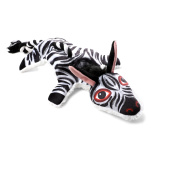 Triol Игрушка мягкая шуршащая для собак "Зебра с веревкой", 380*450мм