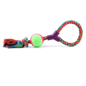 Triol Игрушка для собак "Верёвка с петлёй, мяч", d65/380мм
