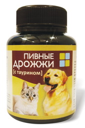 ВАКА Пивные дрожжи для собак и кошек с таурином 80 таблеток