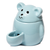 Triol Кормушка для мелких животных керамическая "Мишка", 110*85*90мм