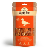 AlpenHof Лакомство Жевательные палочки с уткой для средних и крупных собак, 80 г