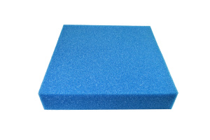 Россия Губка прямоугольная крупнопористая СИНЯЯ ЛИСТ , 50х50х10 см