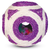 Triol Игрушка для кошек из сизаля "Шар с мышкой", d115мм