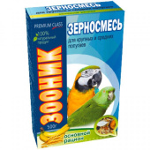  Зерносмесь для средних и крупных попугаев Основной рацион 400 г 