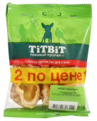 TiTBiT Ракушки говяжьи Акция 1+1 мягкая упаковка 62 г