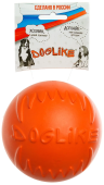 Doglike Мячик для собак большой (Оранжевый) 10 см