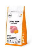 BOWL WOW Корм сухой для собак крупных пород: индейка, курица, рис, тыква, 150 г