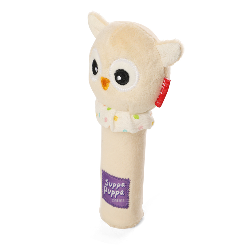 GiGwi Игрушка для маленьких собак Сова с пищалками 15см, серия SUPPA PUPPA