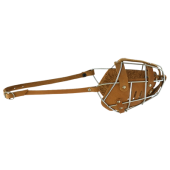 Зооник Намордник металл+кожа №1 спаниель,сеттер