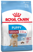 Royal Canin Medium Junior 32, для щенков средних пород, от 2 до 12 месяцев