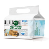 Triol Подгузники для собак XS, вес собаки 2-4кг (уп.12шт.), серия HYGIENE