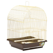 Triol Клетка для птиц, золото, коричневая, 350*280*460мм