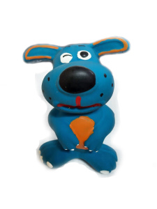 Чистый котик Игрушка для собак, Собака синяя 11,4 см