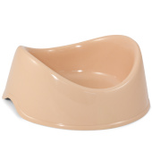 Triol Миска пластиковая "Бисквит", бежевая, 0,4л