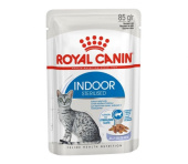 Royal Canin Indor Sterilised, влажный корм для взрослых стерилизованных кошек, живущих в помещении, кусочки в желе, 85 г