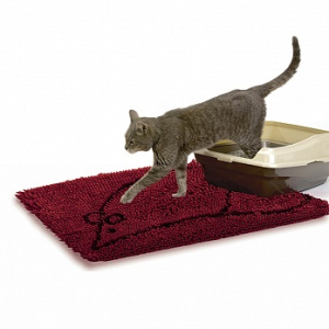 Dog Gone Smart Коврик для кошек супервпитывающий, L, 66*89 см, красный