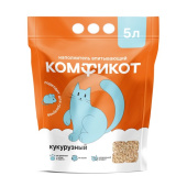 КОМФИКОТ Наполнитель кукурузный впитывающий, 5 л