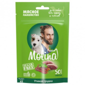 Molina АКЦИЯ !!! Снижение цены !!! Лакомство для собак всех пород и щенков утиная грудка, 50 г