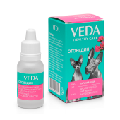 VEDA Отоведин Капли ушные для кошек и собак, 10 мл